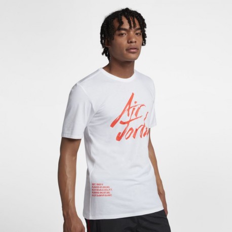 t shirt jordan arancione